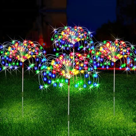 Solar Firework Light Waterproof Fairy Lights for Outdoor Garden .